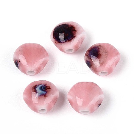 Handmade Porcelain Ceramic Beads PORC-T133-29F-1
