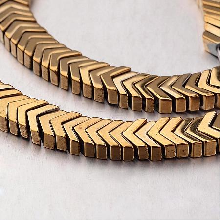 Electroplate Non-magnetic Synthetic Hematite Bead Strands G-F300-19-03-1
