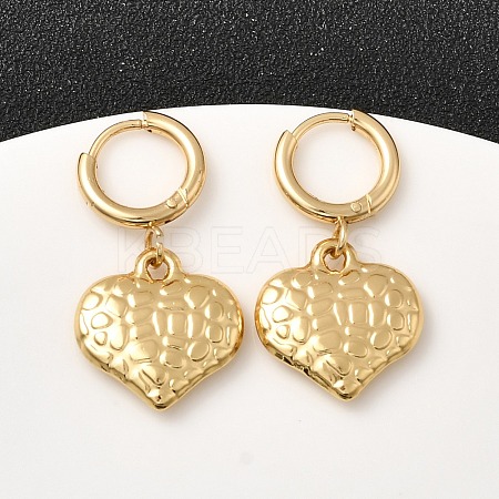 304 Stainless Steel Hoop Earrings EJEW-P329-02A-G-1