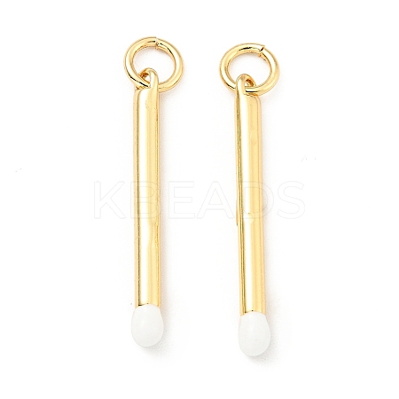 Brass Enamel Pendants KK-G416-36G-01-1