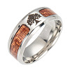 Non-Tarnish Stainless Steel Wide Band Finger Rings RJEW-T005-8-12-1