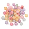Frosted Transparent Acrylic Pumpkin Beads FIND-B065-05B-1