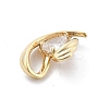 Brass Micro Pave Cubic Zirconia Pendants KK-D283-07G-2