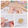 240Pcs 12 Styles 4-Hole Coconut Buttons DIY-AR0004-67-3