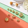 75Pcs 5 Size Brass Spacer Beads Set KK-LS0001-04G-6