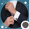 5 Pairs Brass Cufflinks BUTT-FG0001-57B-5