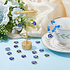 16Pcs 2 Colors Handmade Lampwork Pendants LAMP-HY0001-04-4
