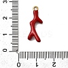 304 Stainless Steel Enamel Pendants STAS-I355-11G-05-3