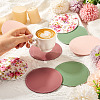 Magibead 8Pcs 4 Styles PU Leather Cup Mats AJEW-MB0001-09B-7