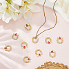 10Pcs 304 Stainless Steel Enamel Pendants STAS-BBC0008-60-3