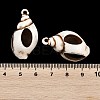 Spray Painted Opaque Acrylic Pendants ACRP-F003-03F-3