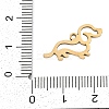 201 Stainless Steel Pendants STAS-F316-04G-03-3
