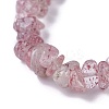 Natural Strawberry Quartz Beads Stretch Bracelets BJEW-JB04152-08-2
