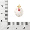Brass Enamel Pendants KK-L239-045G-01-3