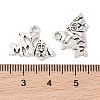 Tibetan Style Alloy Message Charms X-TIBEP-Q043-095-RS-3