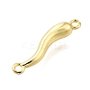 Brass Horn of Plenty Connector Charms KK-V002-20G-2