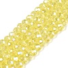 Electroplate Glass Beads Strands EGLA-A044-T4mm-B29-1
