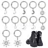 12Pcs 6 Style Alloy Shoes Charms HJEW-PH02120-1