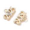 Glass Charms KK-C077-02G-2