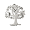 304 Stainless Steel Pendants STAS-V016-09P-1