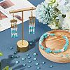 120Pcs 2 Styles Synthetic Turquoise Beads G-NB0003-94-6