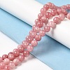 Natural Dyed Jade Beads Strands G-M402-C03-14-2