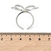 304 Stainless Steel Cuff Open Rings for Women LS-RJEW-P180-04A-2