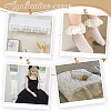 3 Colors Cotton Embroidery Flower Wavy Edged Lace Ribbons OCOR-AR0001-78-6