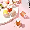 5 Rolls 5 Colors Round Waxed Polyester Cord YC-FS0001-02B-7