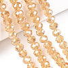 Electroplate Glass Beads Strands EGLA-A034-T6mm-A30-4