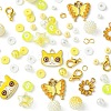 DIY Round Acrylic & Glass Beads Bracelets Jewelry Kits DIY-FS0006-29E-2