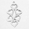 Non-Tarnish 201 Stainless Steel Pendants STAS-G073-17P-1