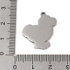 Non-Tarnish 201 Stainless Steel Pendants LS-STAS-C095-27P-3