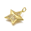 Brass Micro Pave Cubic Zirconia Pendants ZIRC-I070-092G-2