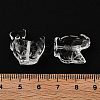 Chinese Zodiac Natural Quartz Crystal Carved Beads G-D300-01A-4