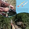 8Pcs 8 Style 201 Stainless Steel Fishing Crankbaits FIND-FH0003-68-6