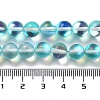Synthetic Moonstone Beads Strands G-P528-J02-17-4