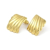 PVD Vacuum Plating 201 Stainless Steel Stud Earrings for Women EJEW-F345-03G-1