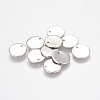 Tarnish Resistant 304 Stainless Steel Stamping Blank Tag Charms STAS-K149-03B-1