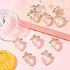10Pcs Transparent Acrylic Pendants MACR-FS0002-08A-8