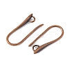 Brass Earring Hooks for Earring Designs KK-M142-02-RS-3