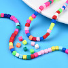 Handmade Polymer Clay Beads Strands CLAY-N008-061-10-8