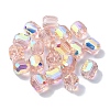 AB Color Plated Glass Beads GLAA-F108-12B-14-1