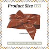 Bowknot PU Leather Wrap Around Waist Bands AJEW-WH20033-042K-2