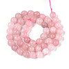 Dyed Natural White Jade Beads Strands LS-G-T139-8mm-60-12-2