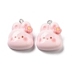 Opaque Resin Pendants RESI-R444-05H-1