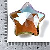 Electroplated Glass Pendants X-GLAA-G122-05A-3