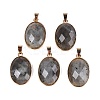 Natural Labradorite Pendants G-Q606-92G-01-1