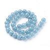 Natural Blue Quartz Beads Strands G-O047-07-10mm-5