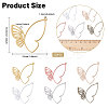 120Pcs 6 Colors Tibetan Style Alloy Pendants FIND-CA0009-24-2